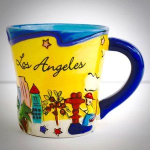 Los Angeles 3D Coffee Mug SNCO Ceramic Skyline